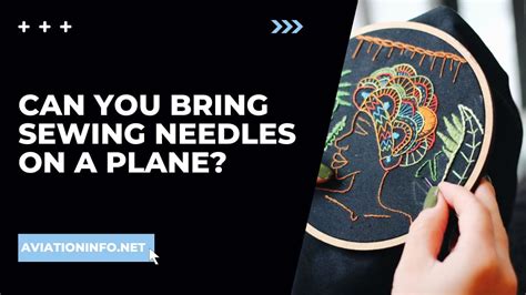 Can I Bring Embroidery Needles on a Plane? And Other Related Thoughts